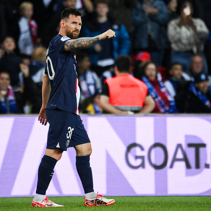 Golazo de Messi en la victoria del PSG frente al Niza