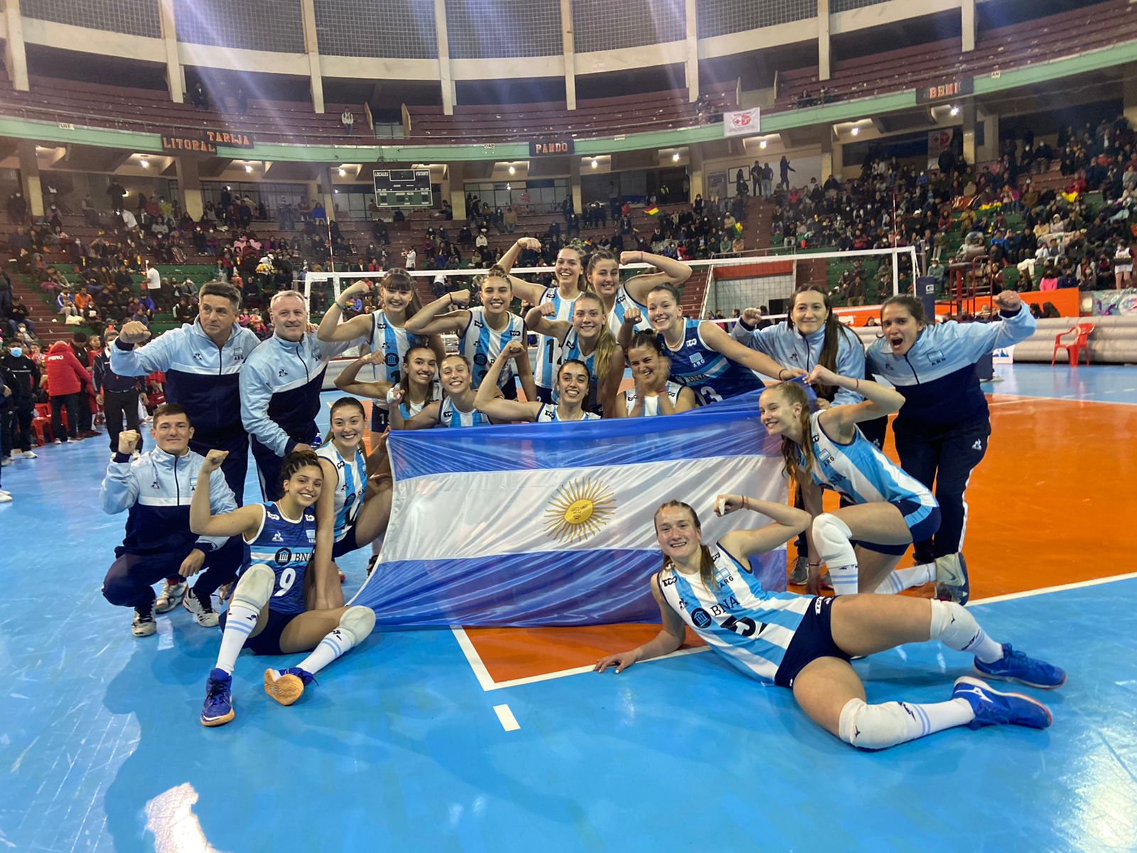 Vóleibol: Las Panteritas se consagraron campeonas del Sudamericano