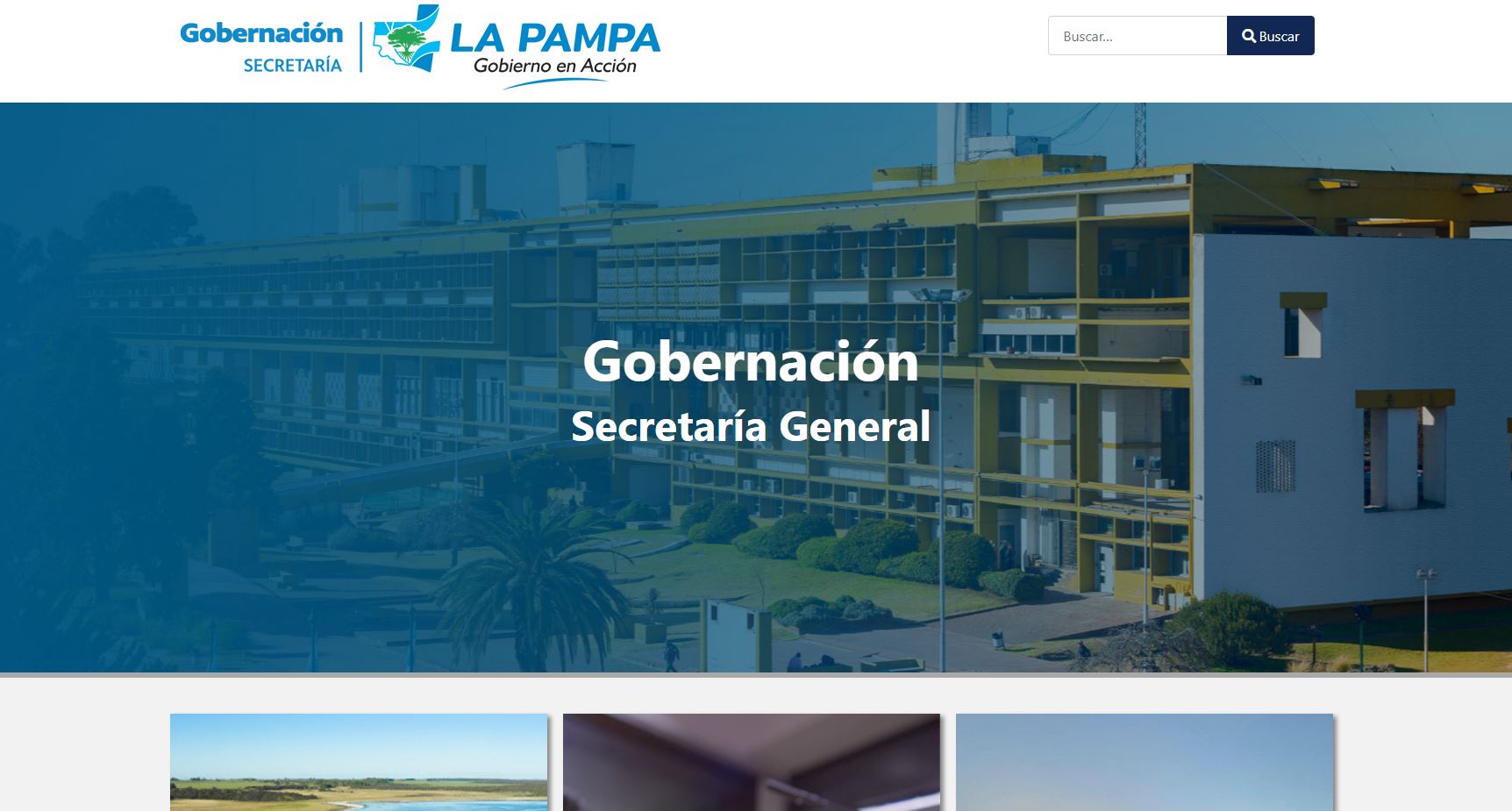 Secretaría General de la Gobernación presentó su página web