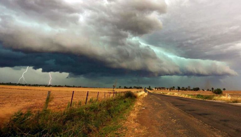 Clima: Alerta amarillo por tormentas fuertes en la zona norte de La Pampa