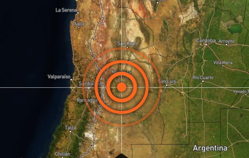 Mendoza: Susto por un sismo de 5,4 grados