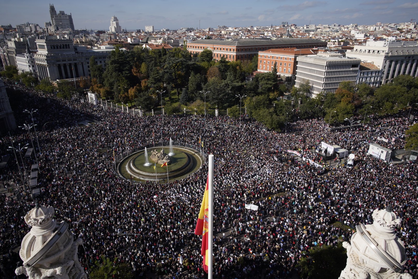 España: Histórica manifestación contra los recortes en salud del Partido Popular