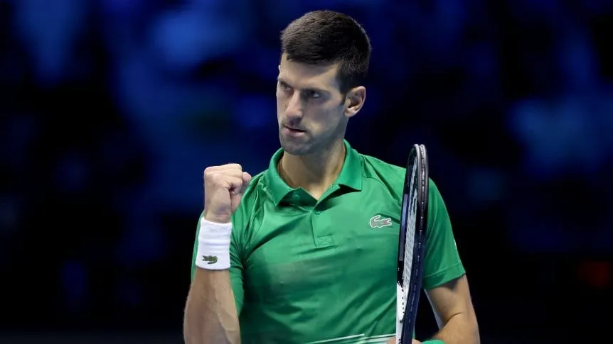 Tenis: Djokovic superó a Rublev y ya está en semis del Masters de Turín