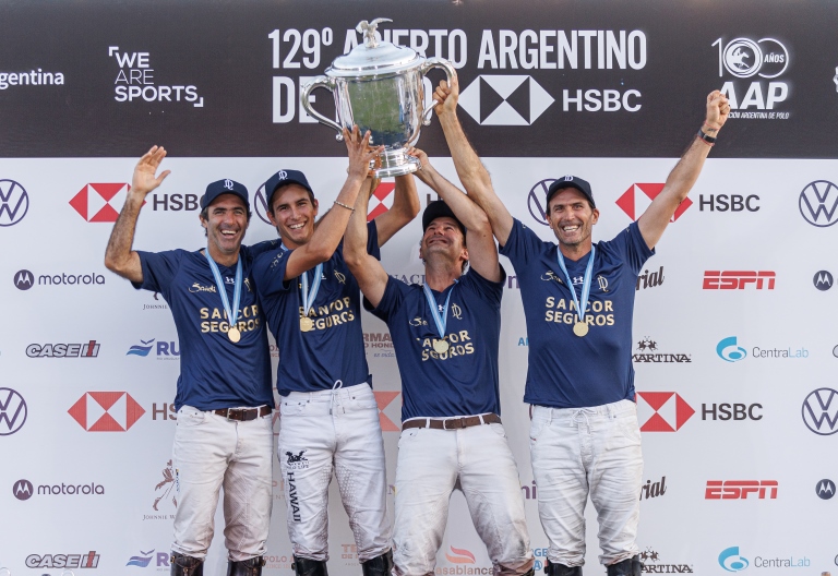 Polo: La Dolfina, con Cambiaso padre e hijo, se coronó nuevamente campeón del Abierto de Palermo