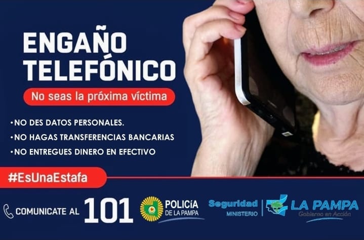 Advierten por las estafas telefónicas en La Pampa