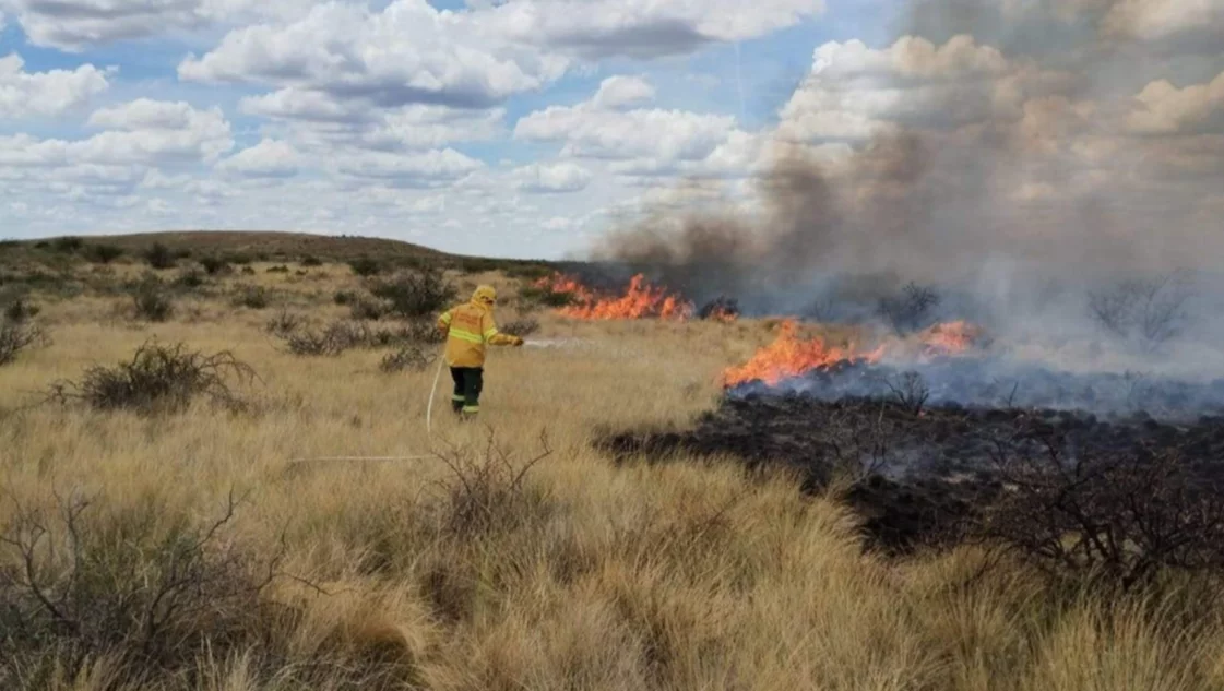 El incendio del Parque Lihué Calel está controlado