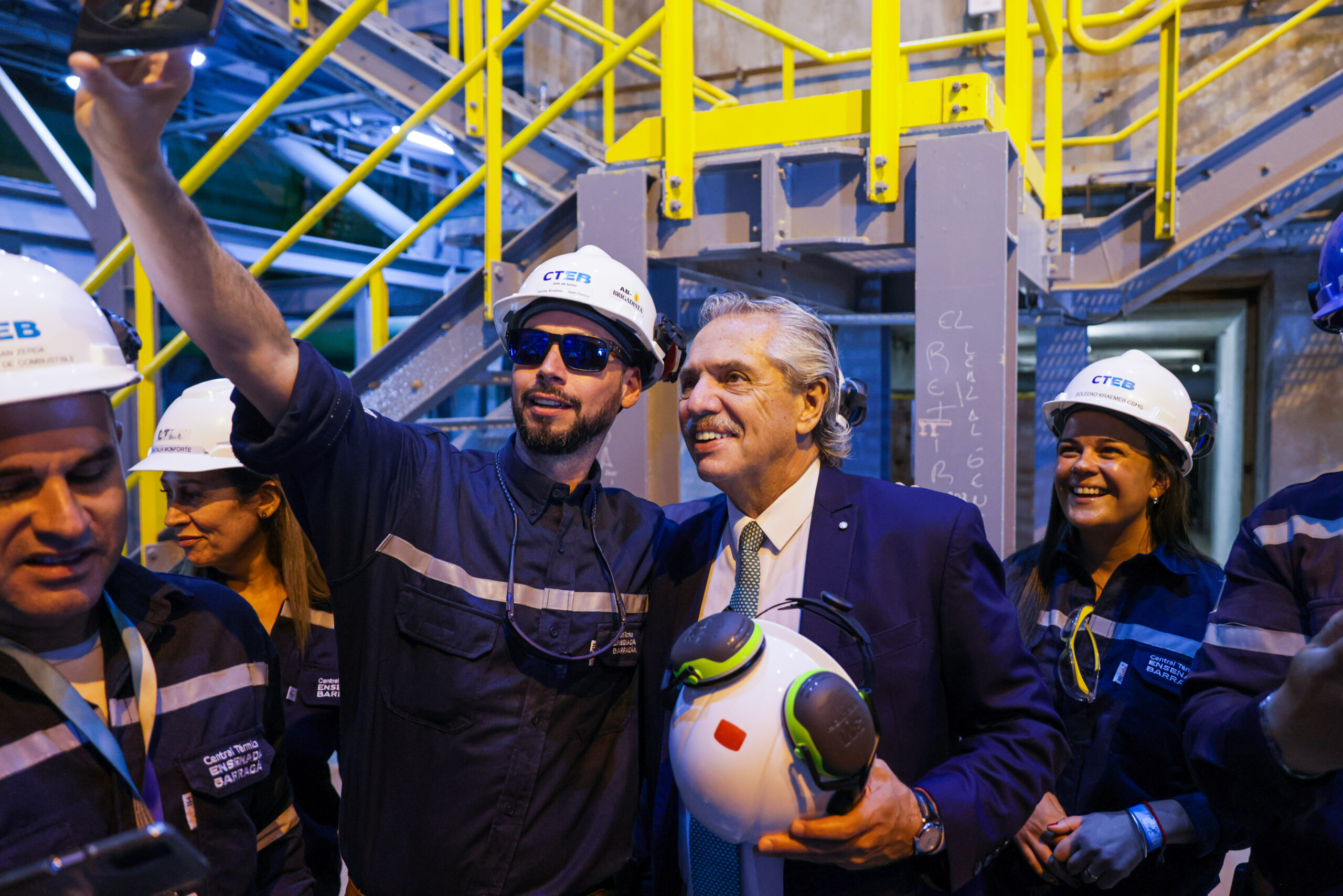 Alberto Fernández inauguró las obras de la Central Térmica en Ensenada que amplían 50% la capacidad de generación de energía eléctrica