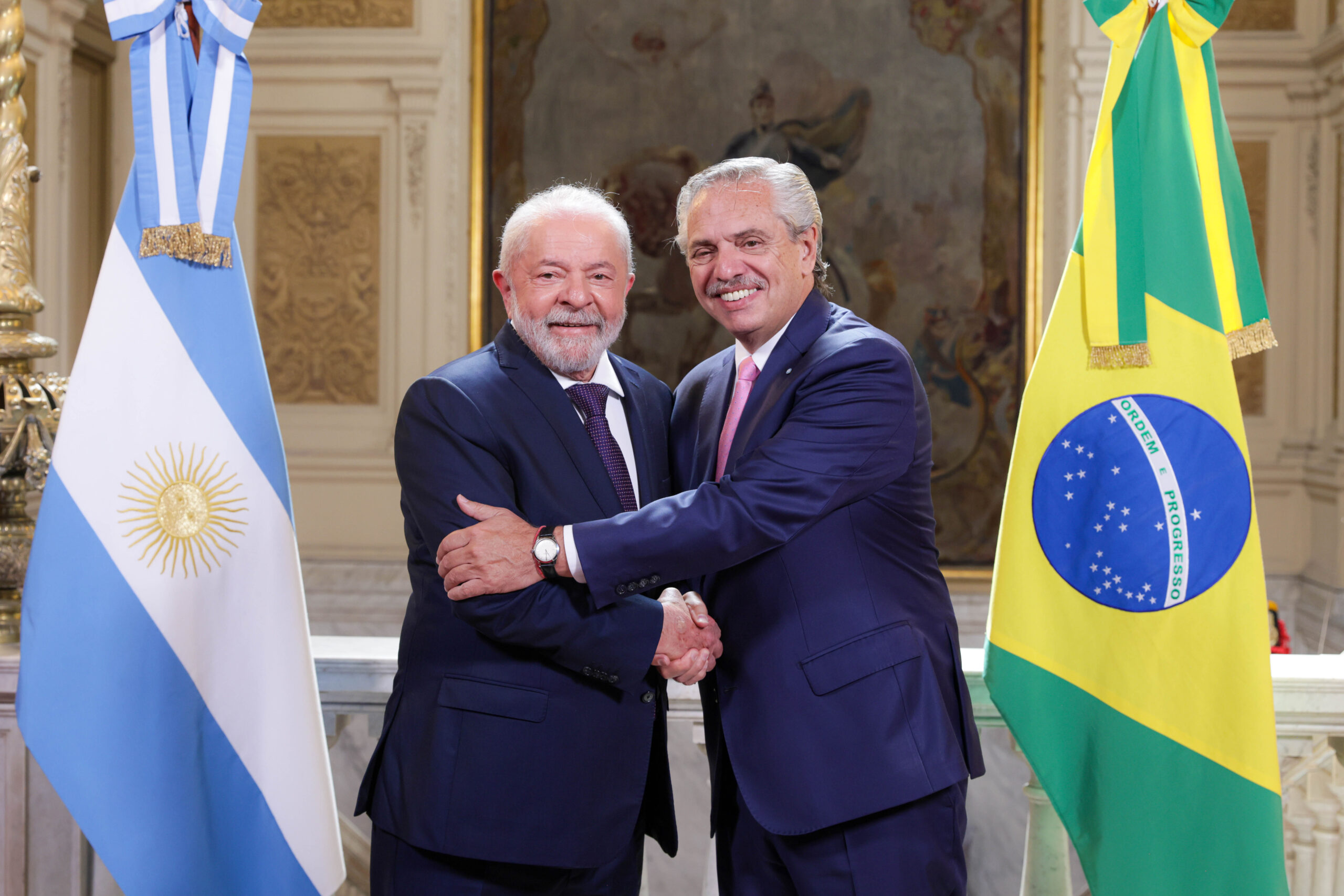 El Presidente Alberto Fernández mantiene una reunión bilateral con su par de Brasil, Luiz Inácio Lula da Silva