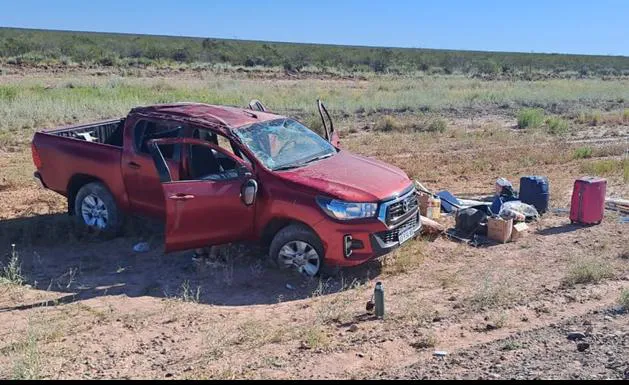 Seguridad Vial: Dos vuelcos cerca de 25 de Mayo