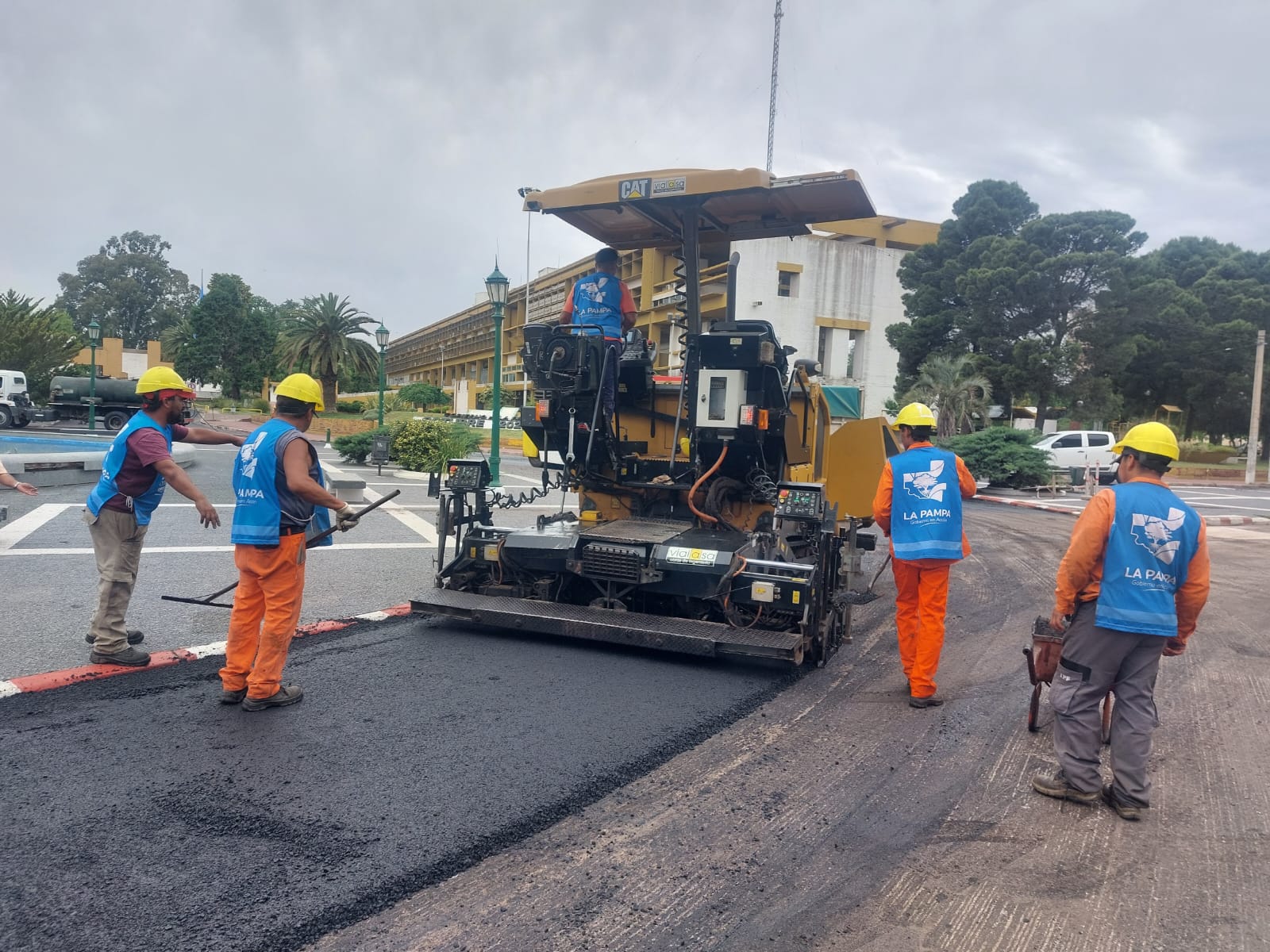 Programa de trabajos en pavimento urbano en Santa Rosa