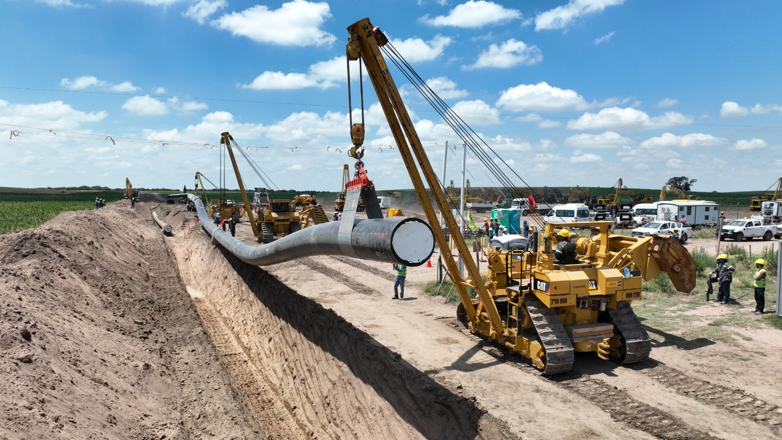 TGS quiere instalar tres plantas comprensoras en La Pampa para ampliar la capacidad del gasoducto