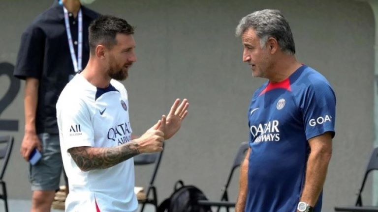 Fútbol: Galtier confirmó que Messi no jugará ante Châteauroux porque “queremos que esté listo para el próximo partido”