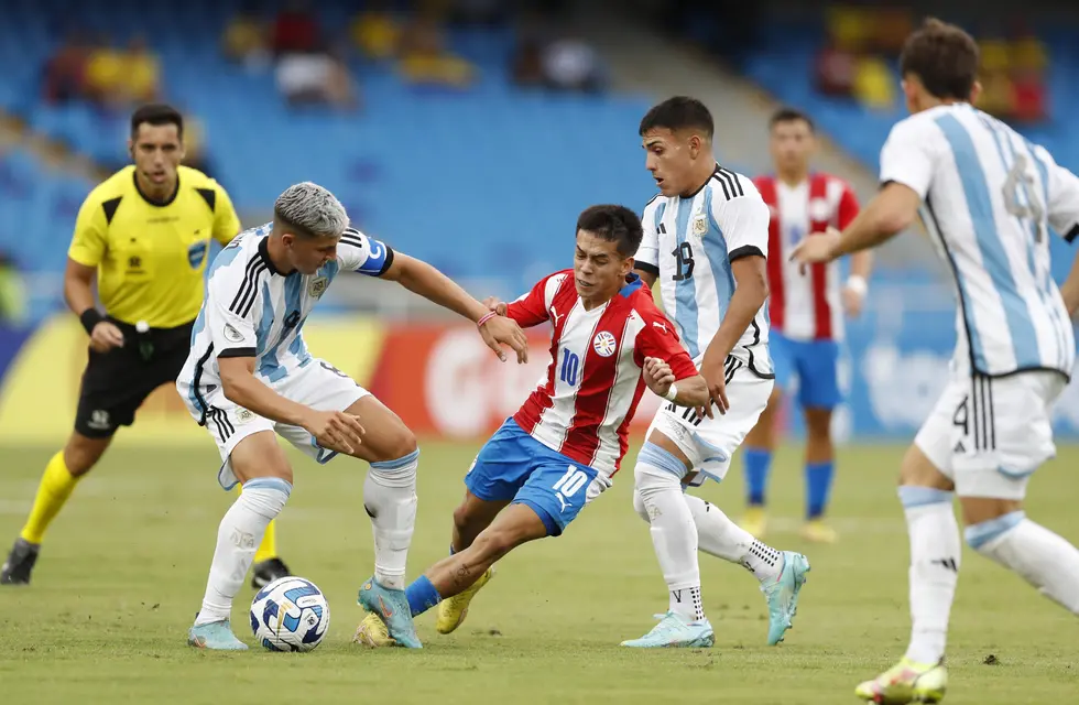 La Selección Argentina no pudo con Paraguay en su debut por el Sudamericano Sub 20