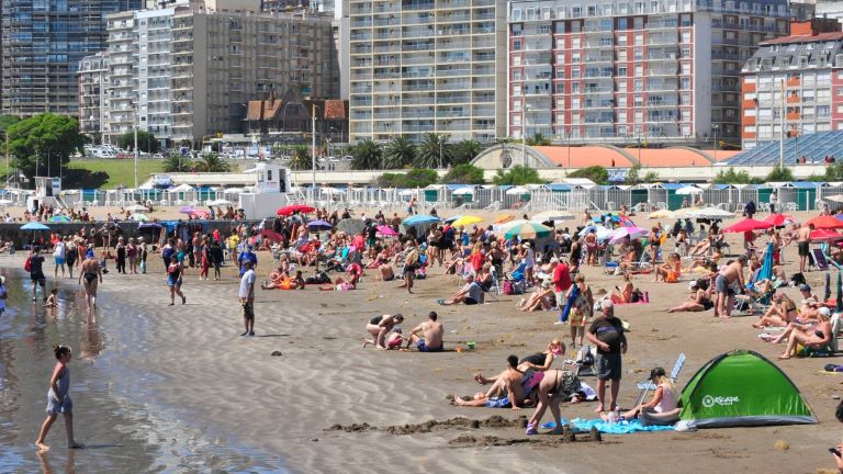 El fin de semana de Año Nuevo tuvo récord de ocupación turística en la costa atlántica