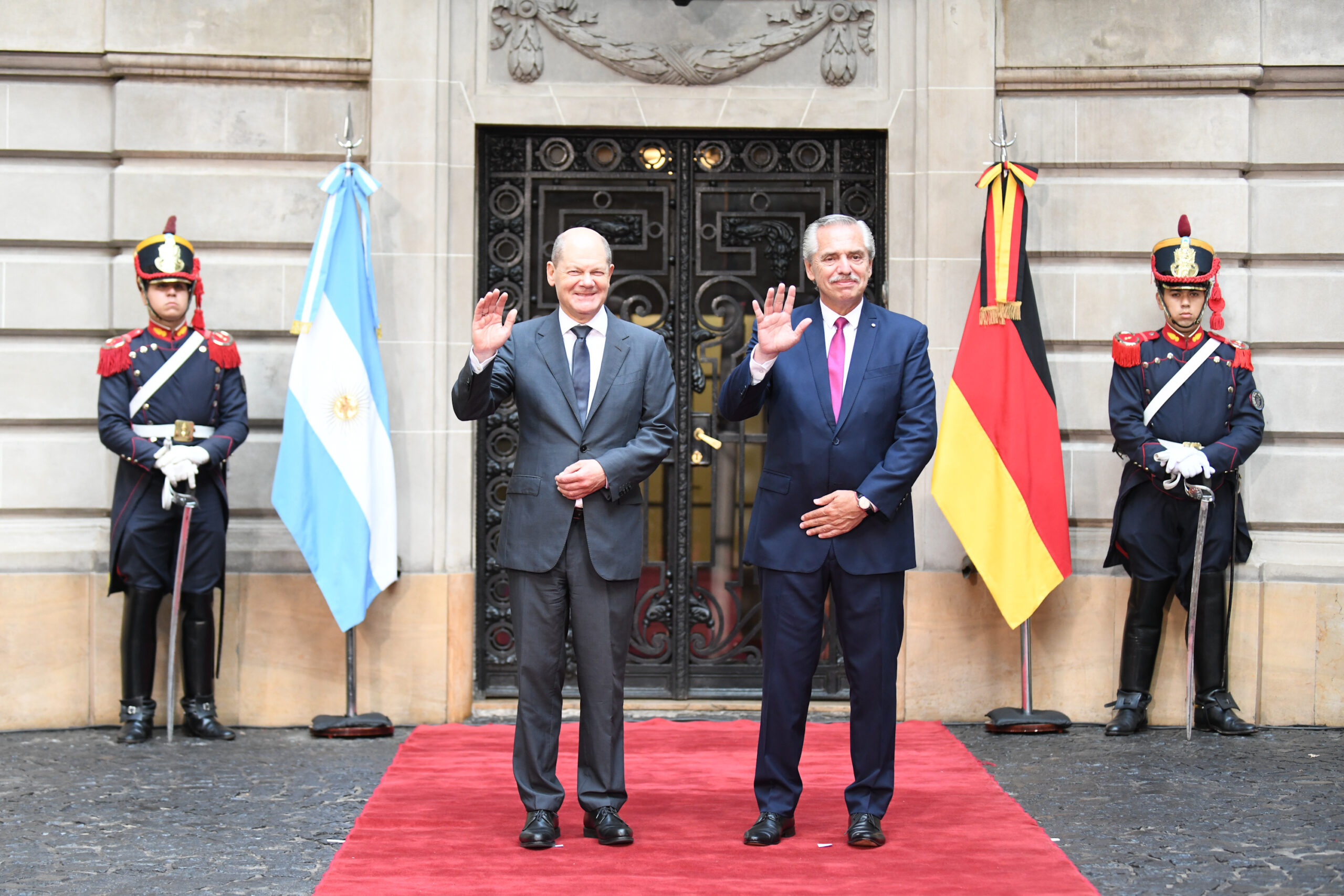 El Presidente Alberto Fernández se reunió con el canciller de Alemania, Olaf Scholz