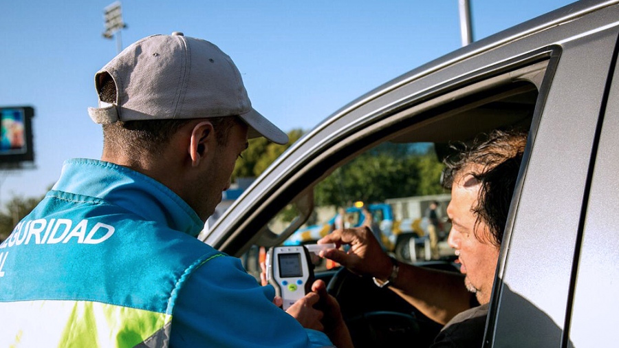 Seguridad vial: Mañana se realiza la primera alcoholemia federal