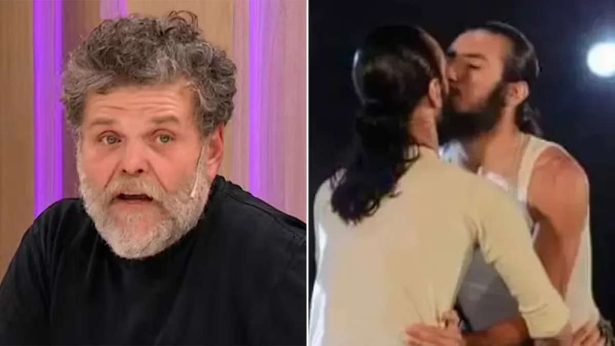 Polémicos tuits de Alfredo Casero luego del beso de dos bailarines hermanos en el escenario de Cosquín