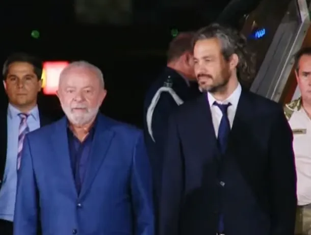 Lula da Silva llegó a la Argentina