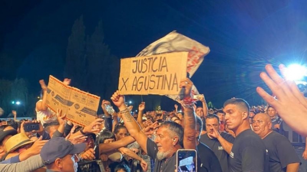 Gran gesto: el “Mono” de Kapanga se sumó al pedido de justicia por Agustina Fernández