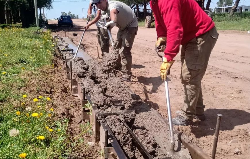 Lonquimay: Avanza la construcción de canales pluviales