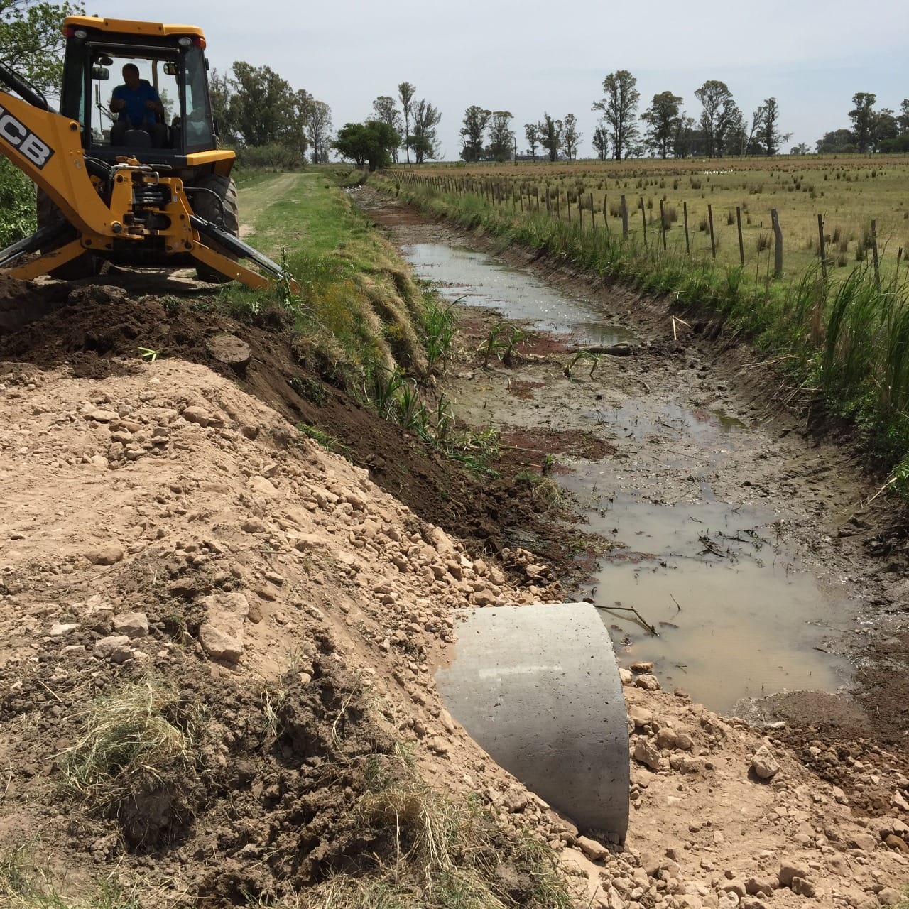 Villa Mirasol: Obras de saneamiento para prevenir inundaciones