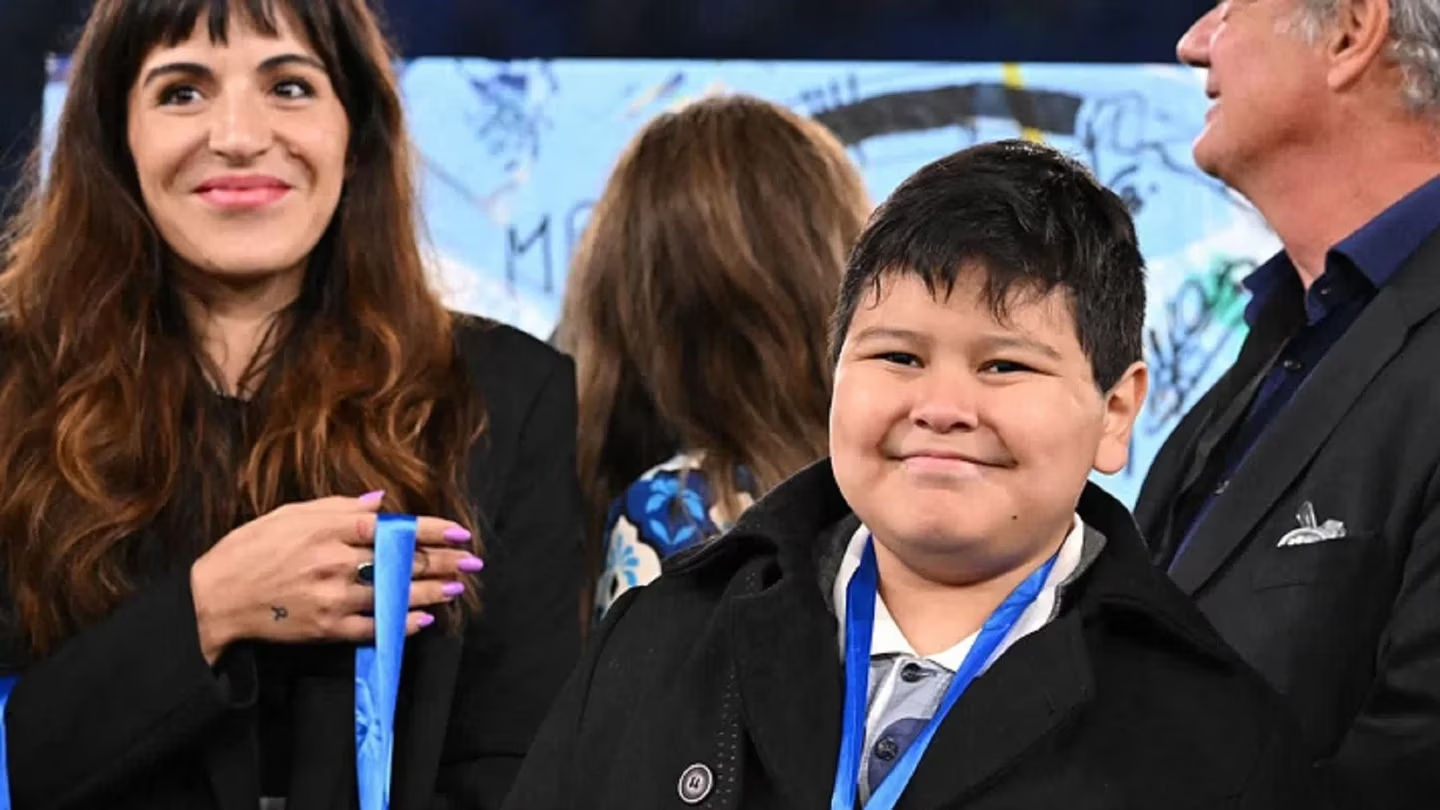 Dieguito Fernando Maradona celebró sus 10 años junto al hijo de Luis Ventura: “Camas saltarinas, familia y amiguitos”