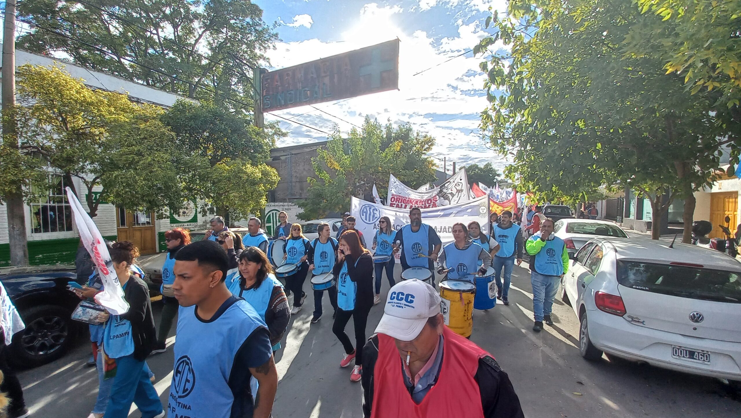 ATE marchó al Centro Judicial por el caso Ardura