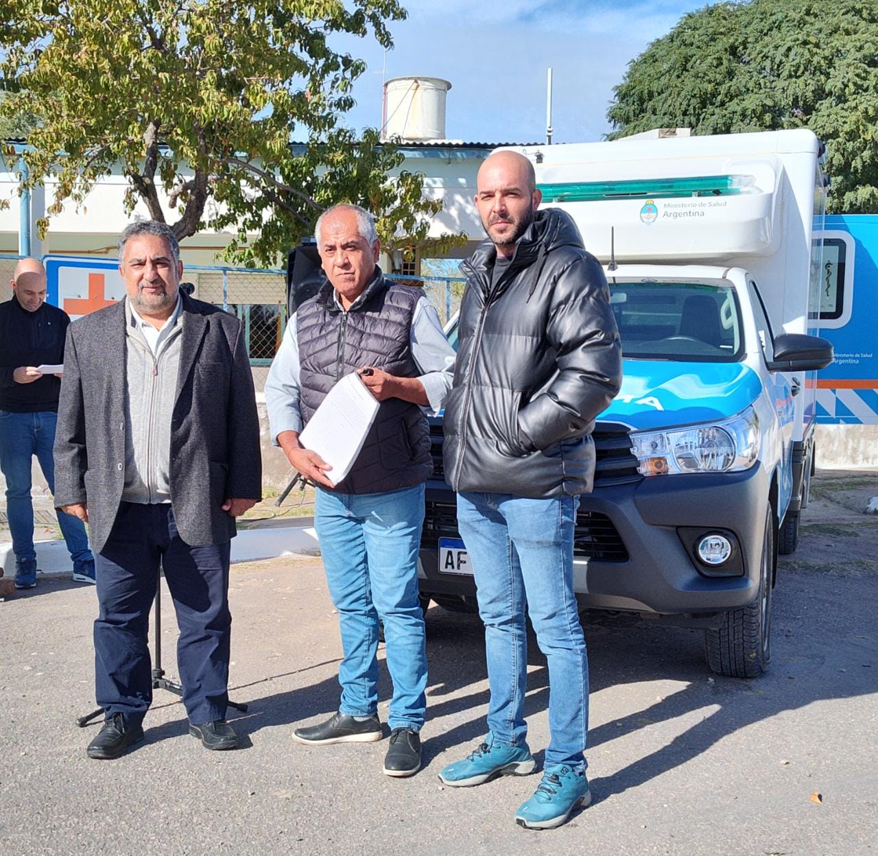 Cuchillo Có: El Centro de Salud recibió una ambulancia todo terreno