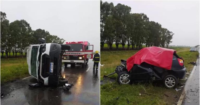 Jacinto Arauz: dos jóvenes pampeanas perdieron la vida en un choque cerca del Puesto Caminero