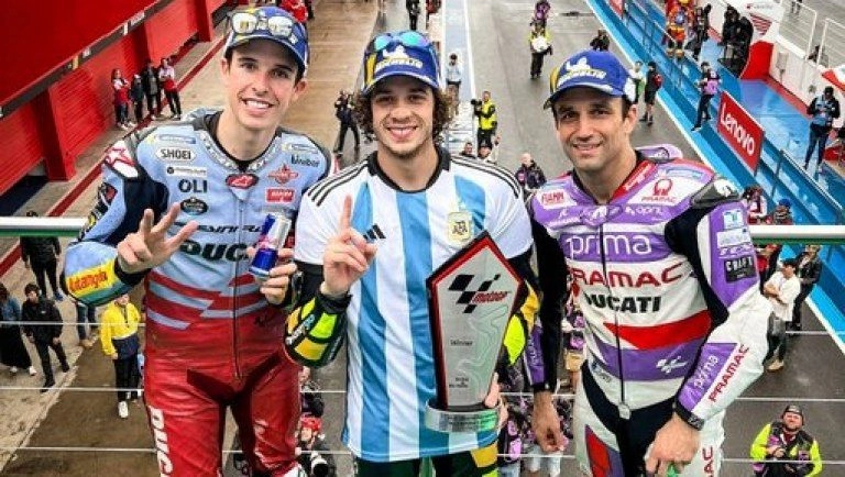 Motociclismo: Marco Bezzecchi se quedó con su primera victoria en el Moto GP de Termas