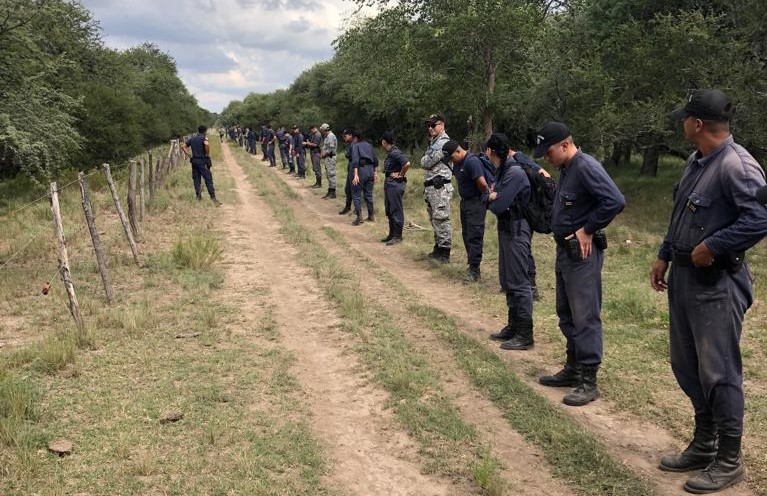 Buscaron a Fabio Bazán en un campo en El Guanaco