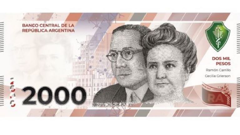 El Banco Central ya tiene en su poder los billetes de $2.000 y define su salida