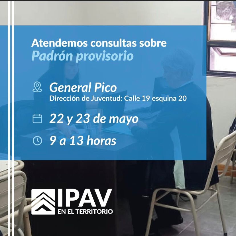 General Pico: Publican el padrón provisorio de viviendas
