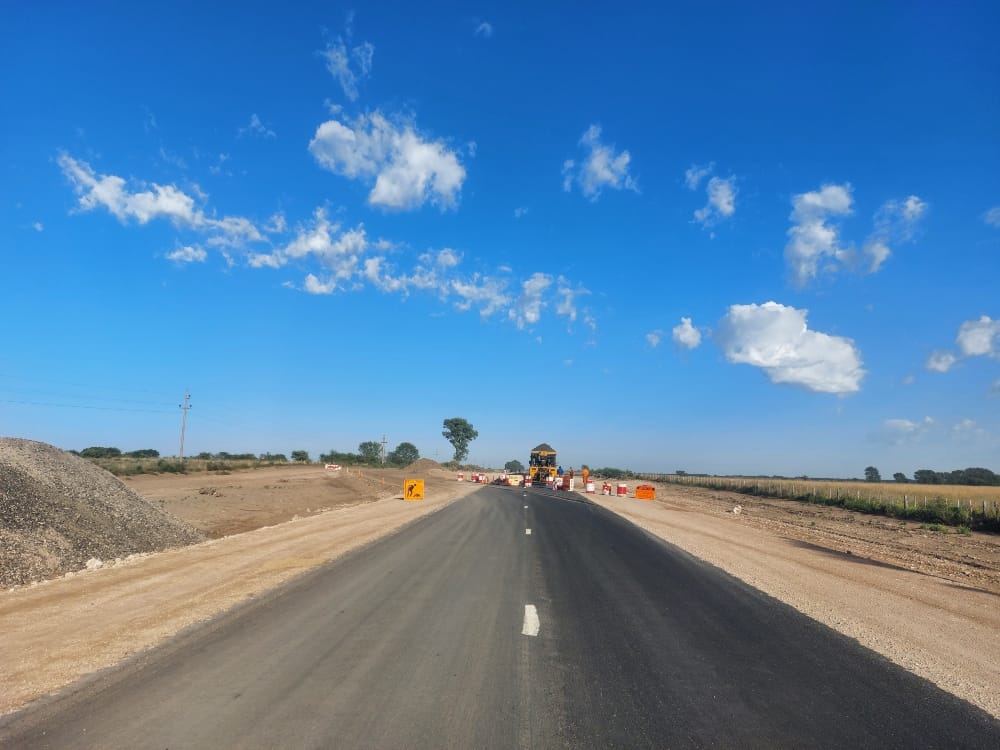 Notable avance de obras en diferentes tramos de la ruta provincial Nº18