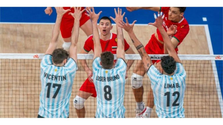 Voleibol: Argentina aplastó a Bulgaria y sigue creciendo en la Nations League