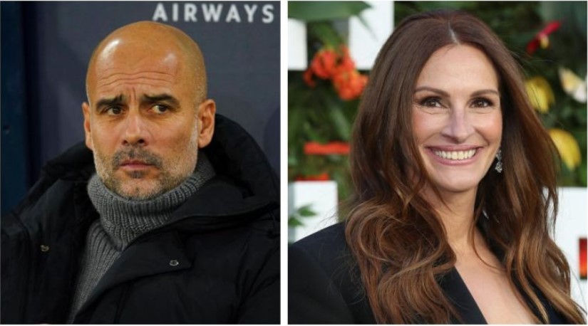 El gesto de Julia Roberts con Pep Guardiola que recorrió el mundo