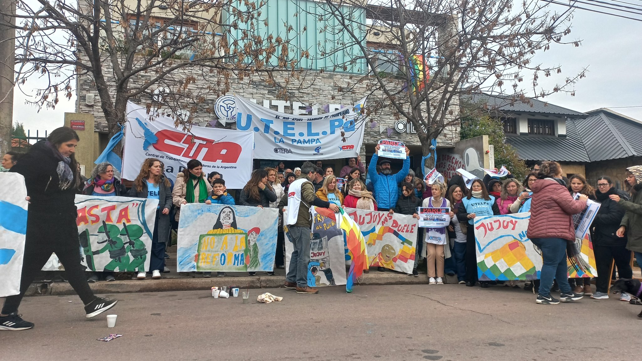 Alto acatamiento en el paro docente en La Pampa