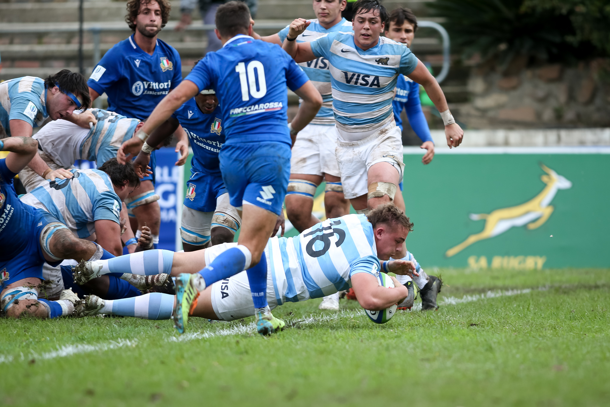 Rugby: Los pumitas debutaron con un triunfo en el Mundial Sub20