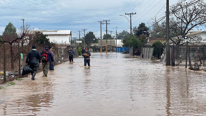 Chile: Dos muertos y seis desaparecidos por las inundaciones