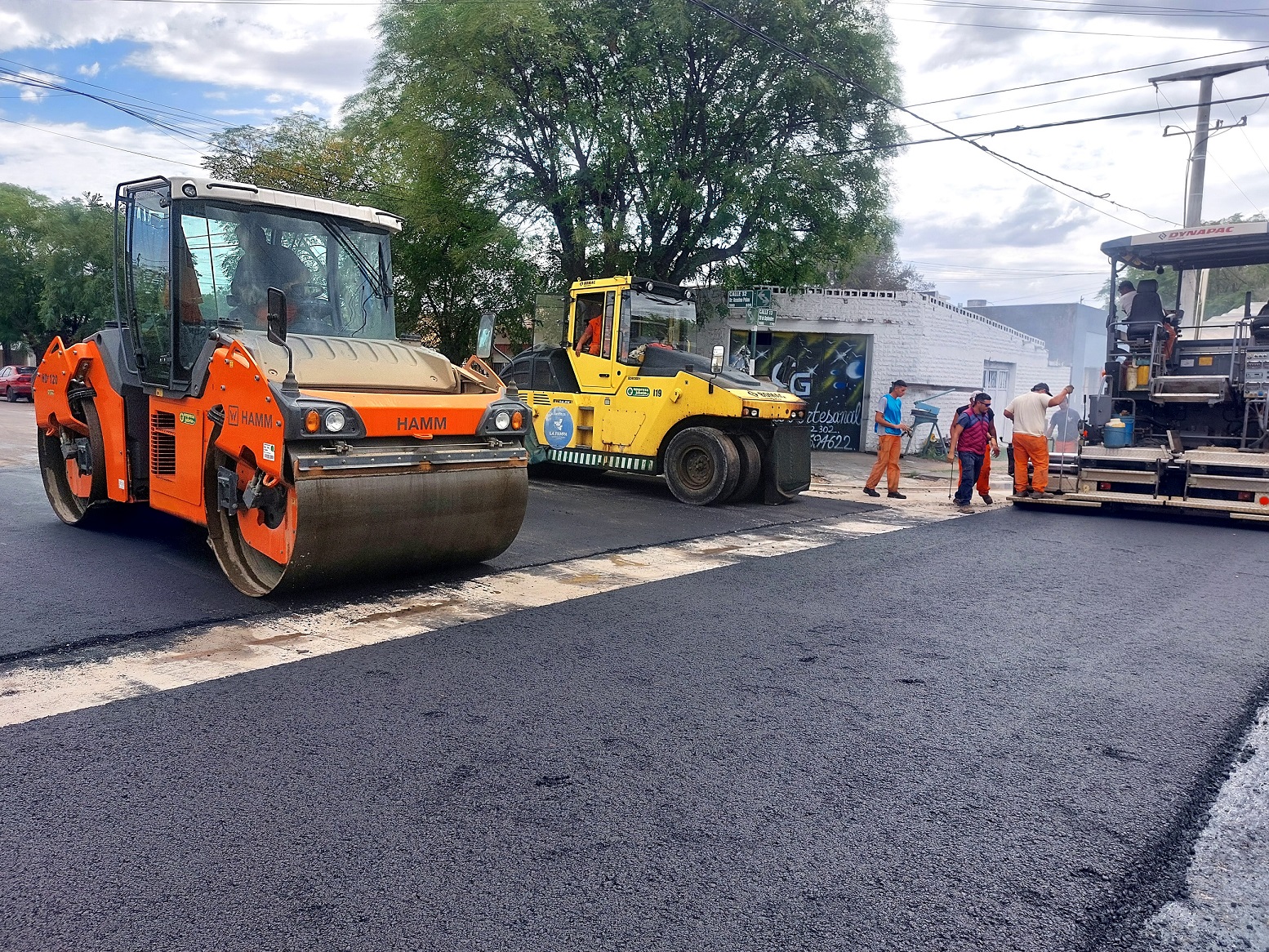 Continúa el plan de pavimentación urbana en General Pico, Santa Rosa y Toay