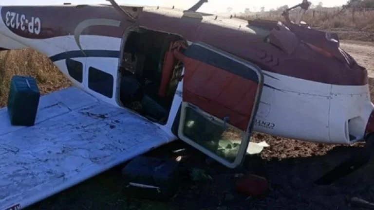 Chaco: Cayó una avioneta y encontraron 324 kilos de cocaína que llevaba dentro