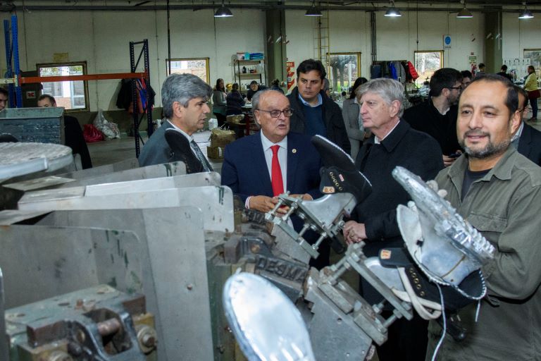 Ziliotto y Mendiguren recorrieron empresas pampeanas en el Parque Industrial de Santa Rosa