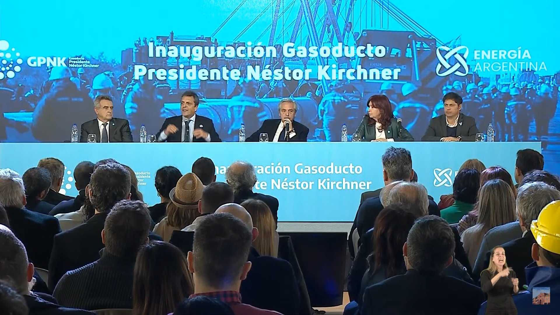 Massa anunció que el segundo tramo del gasoducto se licitará en septiembre