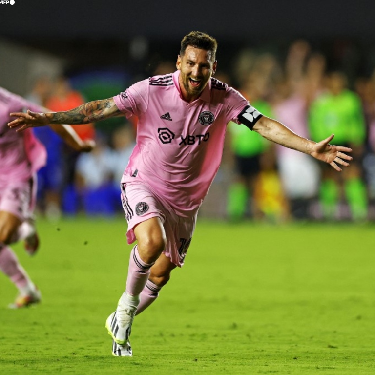 Fútbol: Messi debutó con un gol agónico en el Inter de Miami