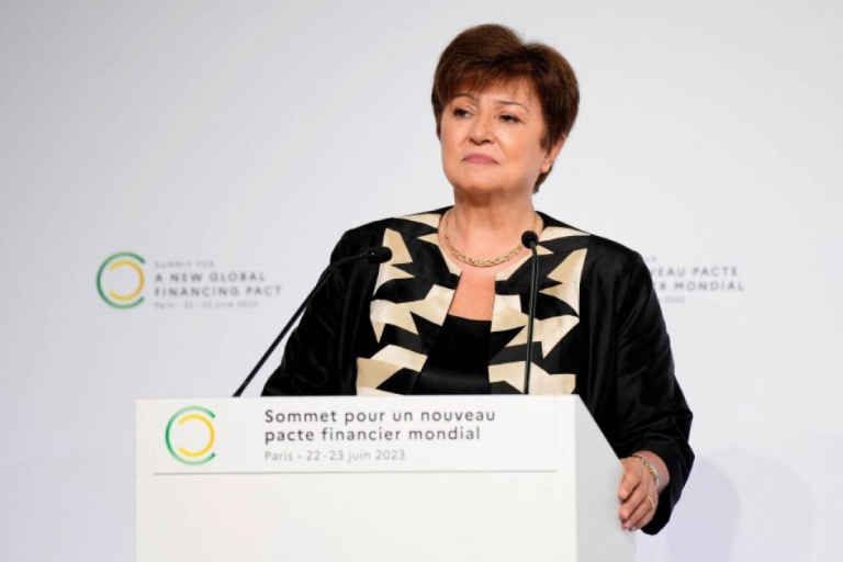 India: Georgieva instó a los países desarrollados a que cumplan con sus aportes financieros