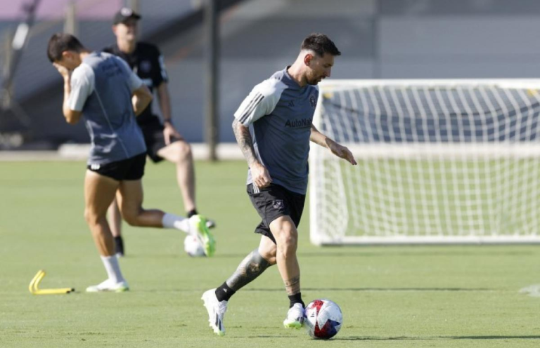 Fútbol: Messi continúa con su preparación para debutar en el Inter Miami