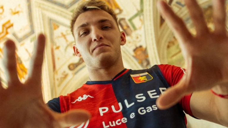 Fútbol: Mateo Retegui fue presentado en el Genoa de Italia