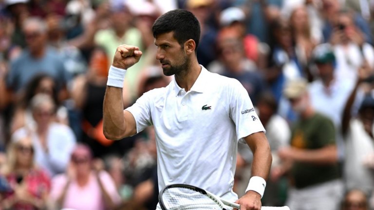 Tenis: Djokovic y Sinner avanzaron a semifinales y se medirán por un lugar en la final de Wimbledon