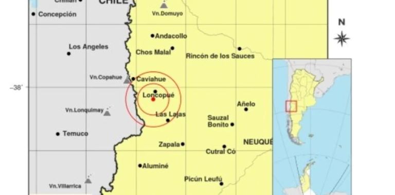 Neuquén: Un sismo de 6,5 grados sacudió a la provincia