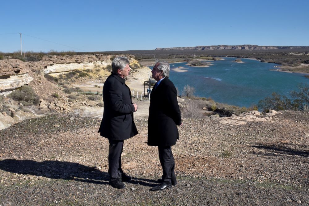 “Queríamos que el presidente viera lo que La Pampa hace con el agua del río Colorado”